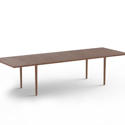 Dining Tables - CAST – Minimalist Extensible Dining Table in Walnut Wood - MOR
