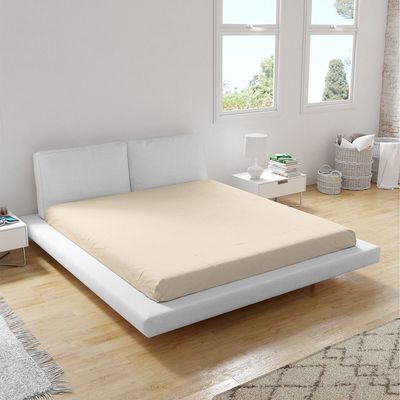 Bed linens - Ranforce Flat sheet, 150x260cm, Ecru - DILIOS