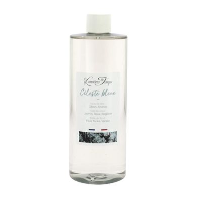 Diffuseurs de parfums - Recharge Diffuseur de Parfum Céleste Bleue 400 ml Douceur Épicée - LES LUMIERES DU TEMPS