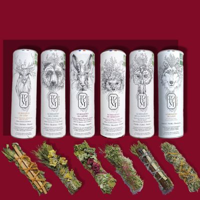 Cadeaux - Collection des 6 Bouquets - bâtons de fumigation bio - TOTEM NATURE