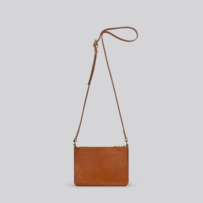 Bags and totes - Sparrow - Small leather crossbody bag in Grainy Tan - MIMI BERRY
