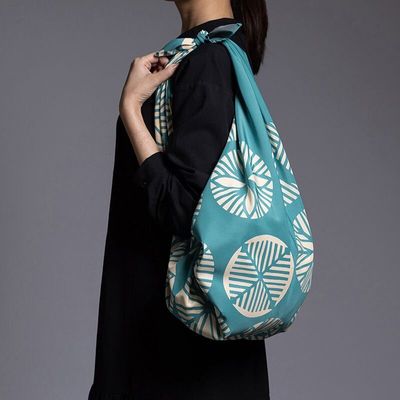 Sacs et cabas - 100cm Furoshiki impermeable et reversible, collection Isa Monyo - MUSUBI
