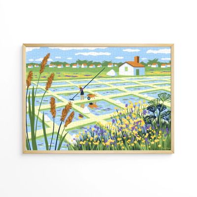Gifts - 1000-piece puzzles: Salt Marshes - APARTÉ