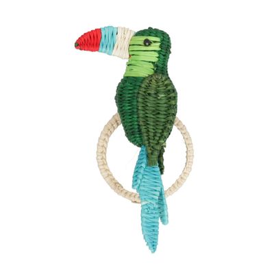 Napkins - Scarlet Toucan Napkin Ring - MERCEDES SALAZAR