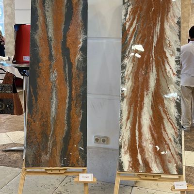 Paintings - Sillage is a two-part abstract diptych in acrylic/ resin  on canvas - TURIK&ART (KSENIIA TURIK)