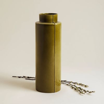 Vases - Vase Origine Grand modèle Transparent Olive - CHAROLLES