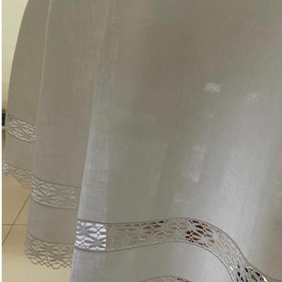 Nappes - Grande Nappe en lin modele Entremeada Ecru - RENDAR