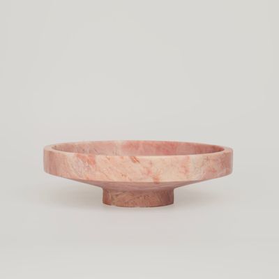 Platter and bowls - PINK MARBLE NARROW BOWL - KIWANO CONCEPT