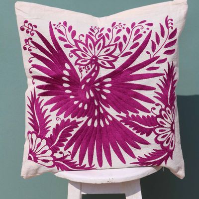 Fabric cushions - Mexican embroidered cushions - Tenangos - P.I. PROJECT