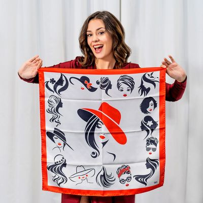 Scarves - Moods and Styles Scarf 70X70 CM - RALUFINEART