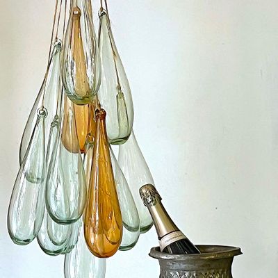 Outdoor decorative accessories - Goutte de verre recyclé - LA MAISON DAR DAR