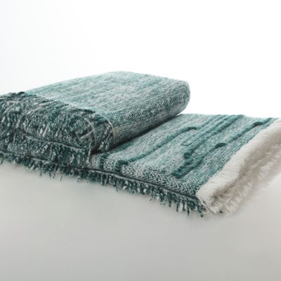 Plaids - Tibetan Cashmere Hand-Spun Pulu Art Cape Blanket - SANDRIVER CASHMERE