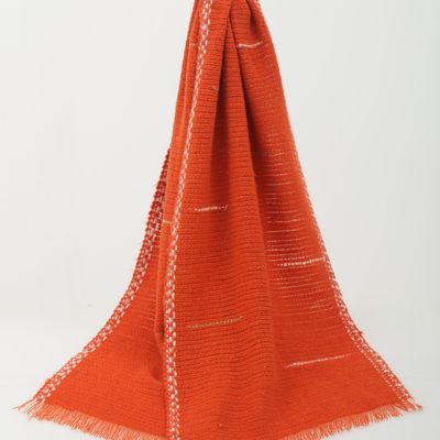 Throw blankets - Tibetan Cashmere Hand-Spun Pulu Art Scarf - SANDRIVER CASHMERE