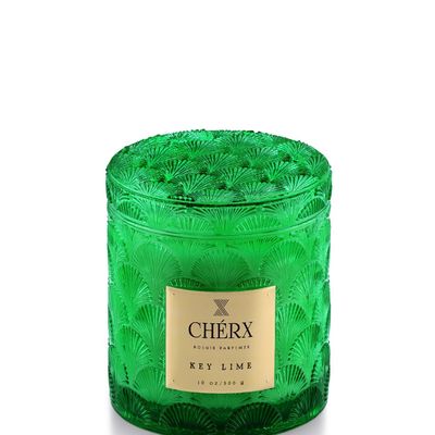 Candles - Key Lime Glass Jar Candle - CHÉRX