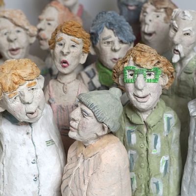 Ceramic - PAUL - BARBOTINE CISELET SCULPTURES