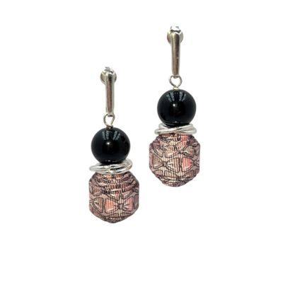 Tissus - Boucles d'oreilles - GÉRALDINE VENET BIJOUX EN SOIE