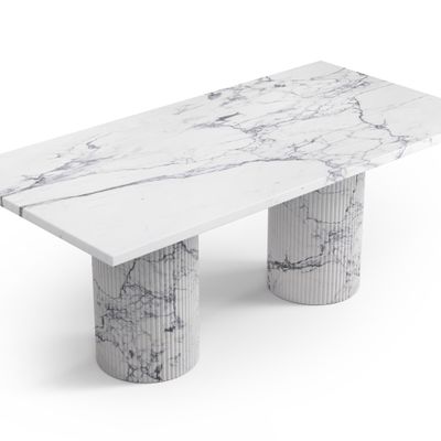 Tables basses - Jaspura - Tables basses - Marbre Statuario Carrara - STONE VALLEY