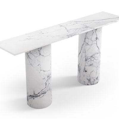 Console table - Ombrure - Console table - Statuario Carrara marble - STONE VALLEY