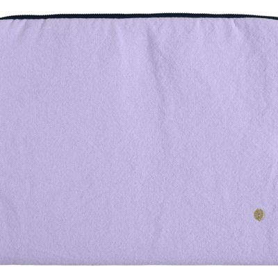 Clutches - Laptop sleeve Tricolo Lilas 13-14"" - LA CERISE SUR LE GATEAU