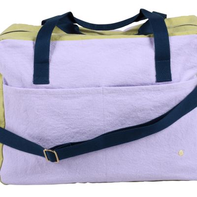 Bags and totes - Travel bag Tricolo Lilas 30 X 42 X 20 - LA CERISE SUR LE GATEAU