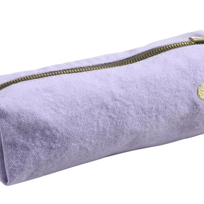 Clutches - Pencil case Tricolo Lilas 6 X 20 X 6 - LA CERISE SUR LE GATEAU