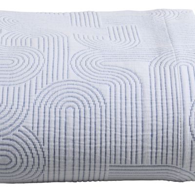 Bed linens - Bedspread Kiko Indigo 260 X 260 - LA CERISE SUR LE GATEAU