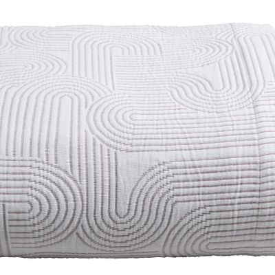 Linge de lit - Jeté Kiko Cuivre 260 x 260 - LA CERISE SUR LE GATEAU