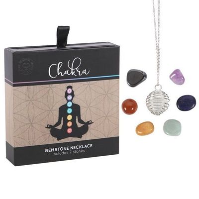 Jewelry - Chakra Gemstone Crystal Necklace Kit - SOMETHING DIFFERENT WHOLESALE