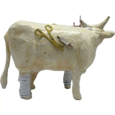 Objets design - Vache décorative la COWl du Fémur - VACHES ET COMPAGNIE