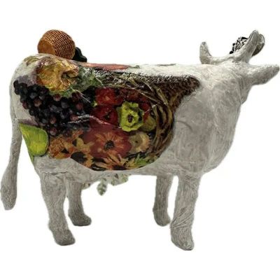 Objets design - Vache décorative la COWrne d'Abondance - VACHES ET COMPAGNIE