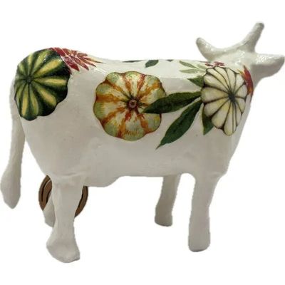 Objets design - Vache décorative la COWloquinte - VACHES ET COMPAGNIE