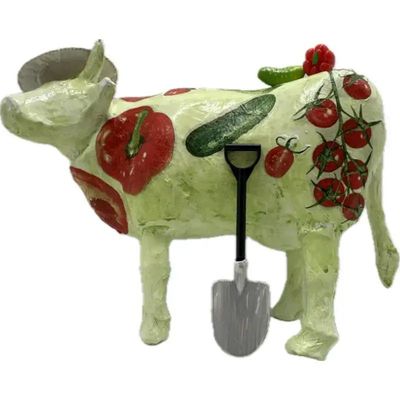 Objets design - Vache décorative la COWrnichon - VACHES ET COMPAGNIE