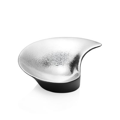 Design objects - Centerpiece with silver and matt black "Ayum" - OTTAVIANI