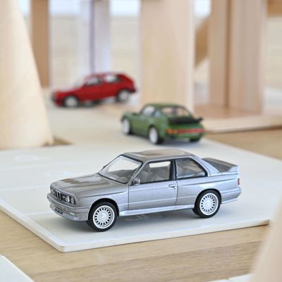 Jouets enfants - Voiture jouet BMW M3 E30 1986 Argent Jet-car 1/43 - NOREV