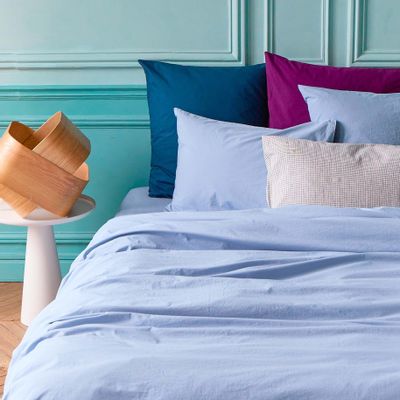 Linge de lit - Housse de couette Céleste Bluetiful 160 x 210 - LA CERISE SUR LE GATEAU