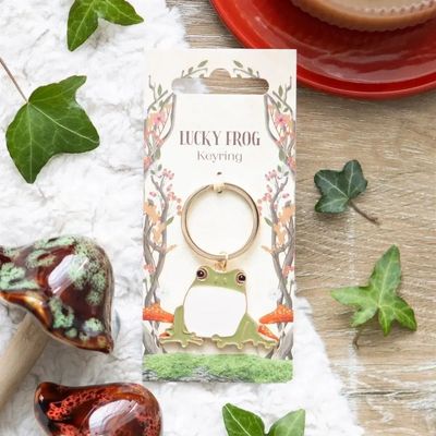 Decorative objects - Lucky Frog Keyring - SOMETHING DIFFERENT WHOLESALE EUROPE BV