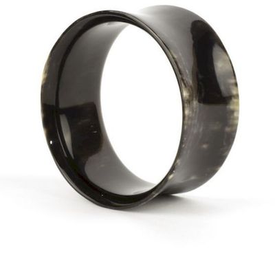 Bracelets - Curved bracelet in marbled black horn, size L - size L - L INDOCHINEUR X RIVÊT