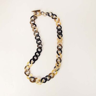 Jewelry - Necklace, fine scales, in hoof - L INDOCHINEUR X RIVÊT