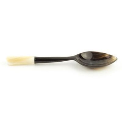 Couverts de service - Set de 6 cuillères à café nacre escargot et corne - L INDOCHINEUR X RIVÊT