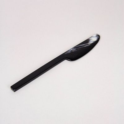 Couverts de service - Couteau à beurre en corne noire africaine - L INDOCHINEUR X RIVÊT