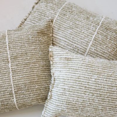 Coussins - TARIFA - Coussin 100% coton Chanvre – Rectangle 45×70 - MASAME