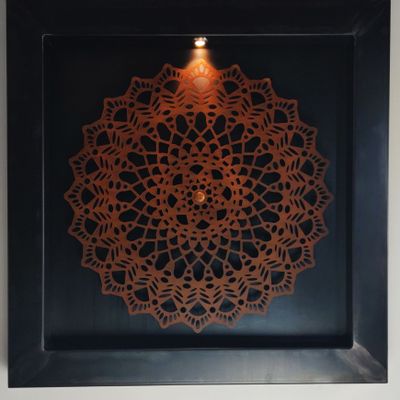 Wall lamps - Don Ciro wall lamp - PUGLIA CORTEN LOVE
