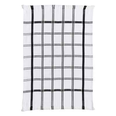 Torchons - Torchon Carol Noir 50 x 70 - MAISON VIVARAISE - SDE VIVARAISE WINKLER