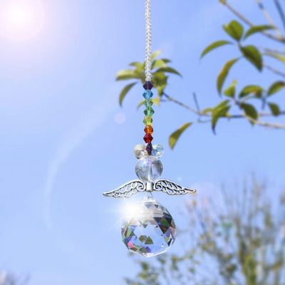 Objets design - Attrape-soleil en cristal Ailes d'Ange - MANDALASHOP