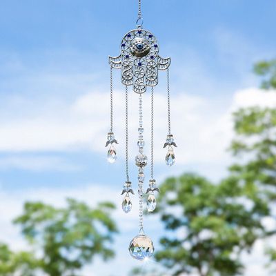 Objets design - Attrape-soleil en cristal Main de Fatma - MANDALASHOP