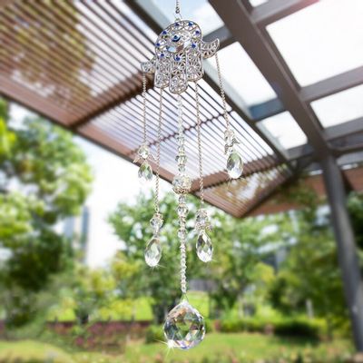 Objets design - Attrape-soleil en cristal Main de Fatma - MANDALASHOP