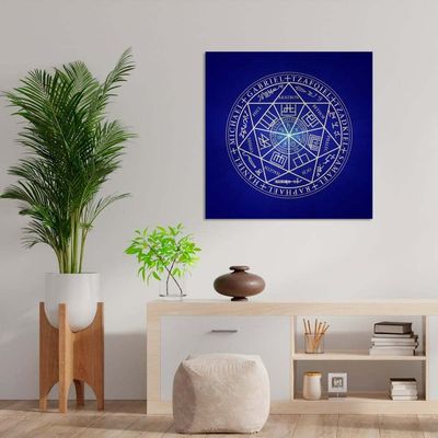 Decorative objects - Seal of the 7 Archangels canvas - MANDALASHOP