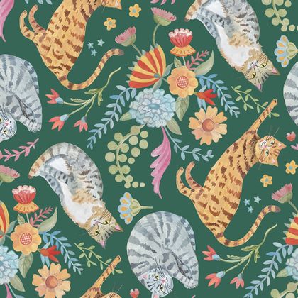 Folk Art Cats