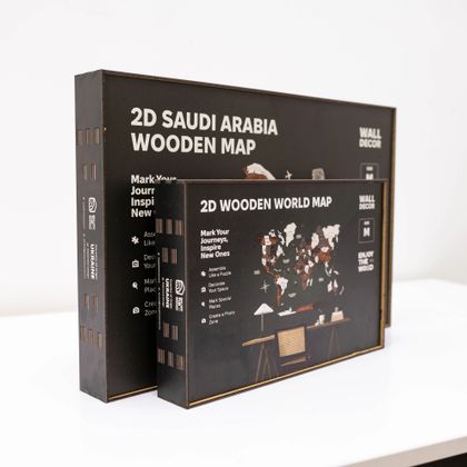 Collection de cartes en bois