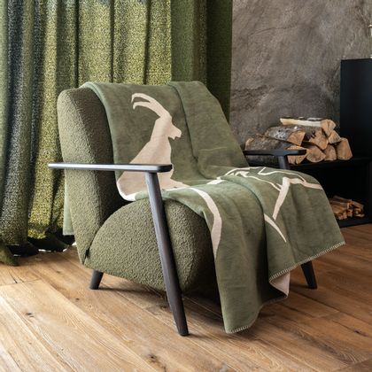 Mountain throw blanket